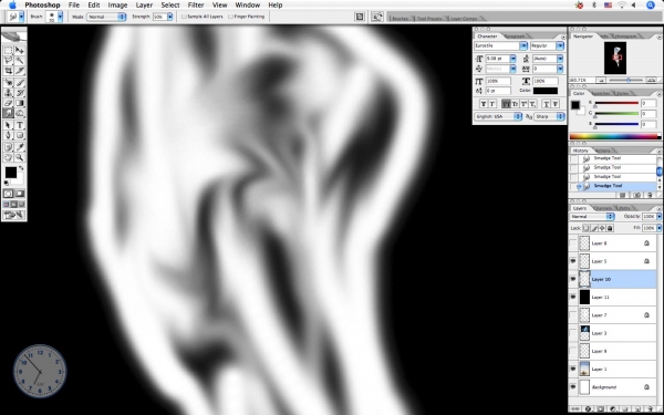 Creation of Smoky Women: Step 8